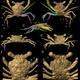 3D scans of the fossil, showing the crab in exquisite detail.